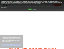 Tablet Screenshot of dracoon.com